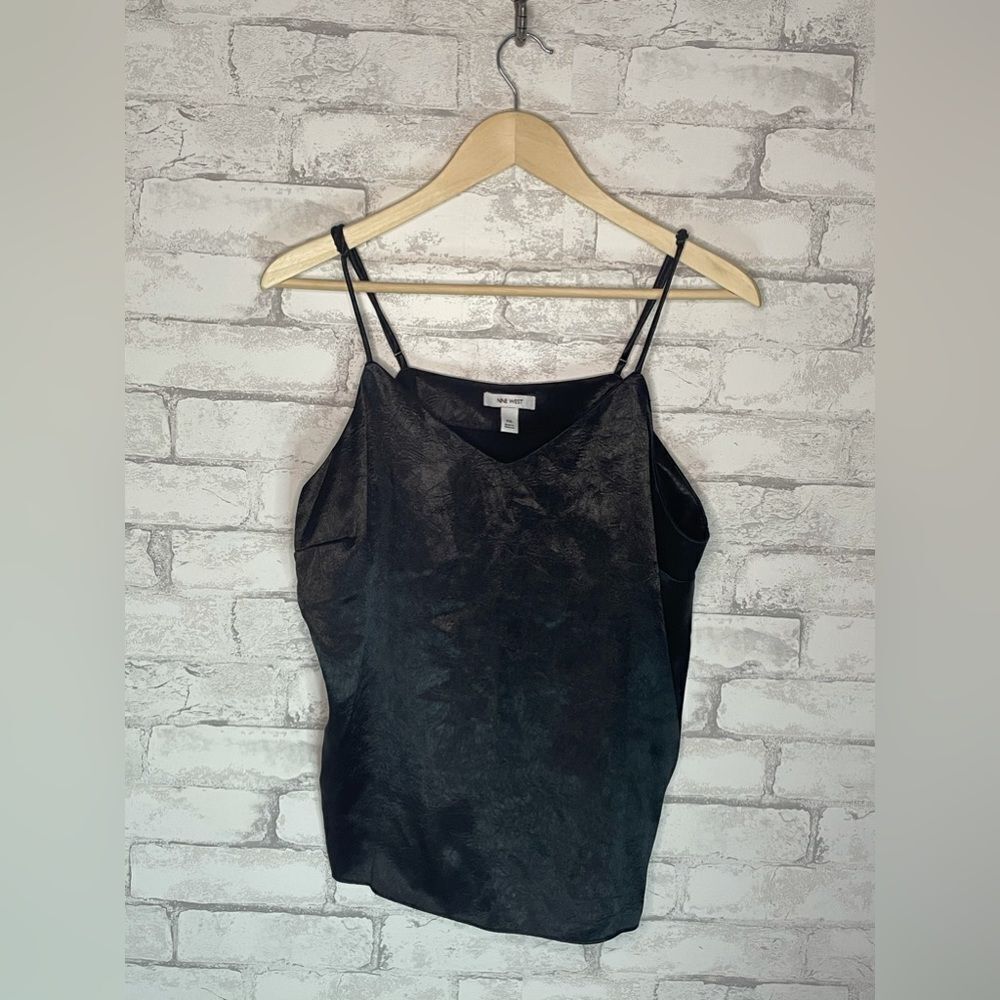 Nine West Thin Strap Black Classic Tank